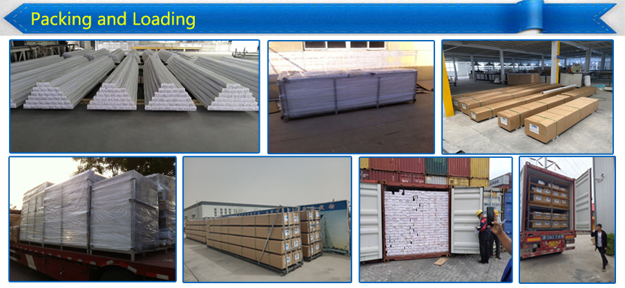 Ready for delivery: bundled FRP hollow pipes in warehouse